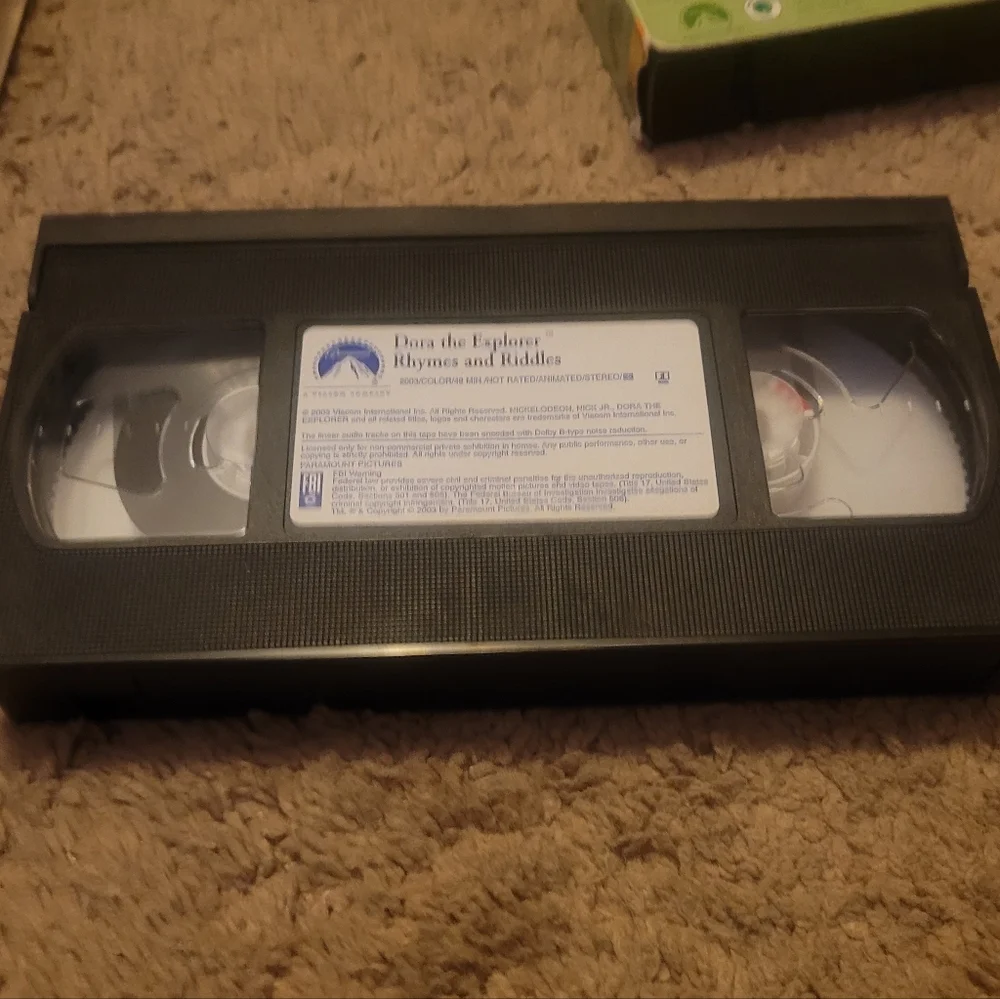 Kids VIDEO Dora The Explorer VHS BUNDLE vintage